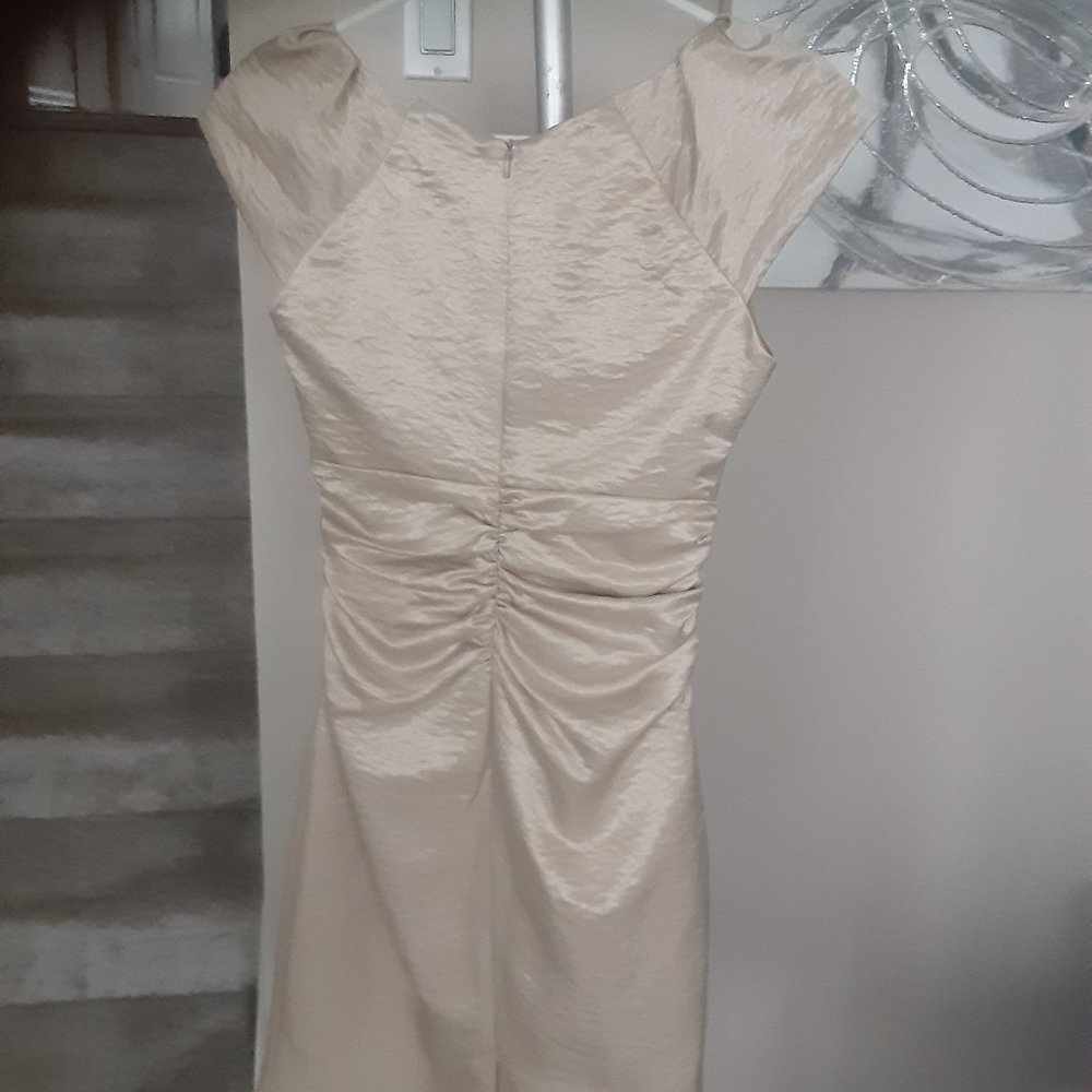 Golden cocktail dress